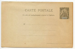 New Caledonia 1900's 10c. Navigation & Commerce Postal Card - Storia Postale