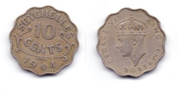 Seychelles 10 Cents 1944 - Seychelles