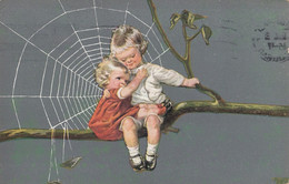 Wally Fialkowska - Children , Spider Net 1931 - Fialkowska, Wally