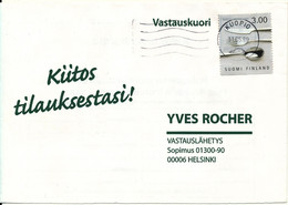 Finland Cover Sent To Denmark Kuopio 31-5-1999 Single Franked - Storia Postale