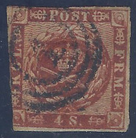 DINAMARCA 1858/63 - Yvert #10 - VFU - Used Stamps