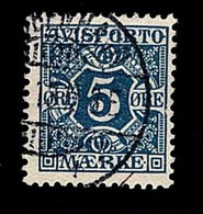 1907 Avisporto Zeitung Michel DK V2X Stamp Number DK P2 Yvert Et Tellier DK J2 Stanley Gibbons DK N132 Used - Oblitérés