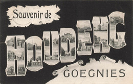 Souvenir De HOUDENG-GOEGNIES - Carte Circulé En1906 Vers Châtelineau - La Louvière
