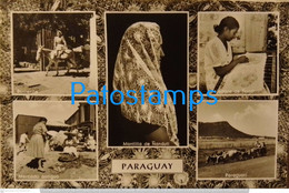 202903 PARAGUAY COSTUMES MULTI VIEW POSTAL POSTCARD - Paraguay