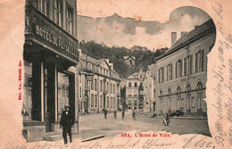 Belgique - Spa - L'Hôtel De Ville - 1901 - RARE! - Spa