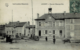 !! - 48 - Lozère - Aumont - Place De L' Hôtel De Ville - Aumont Aubrac