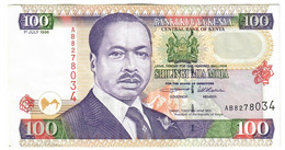 Kenya 100 Shillings 1996 VF - Kenia