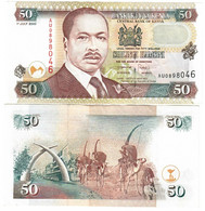 Delcampe - Kenya 50 Shillings 2000 EF - Kenya
