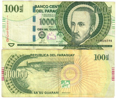 Paraguay 100000 Guaranies 2011 VF (Oberthur) - Paraguay