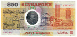 Singapore 50 Dollars 1990 VF/EF Commemorative - Singapore