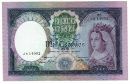 Portugal 1000 Escudos 1961 AUNC - Portugal