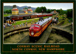 New Hampshire North Conway The Conway Scenic Railroad - White Mountains