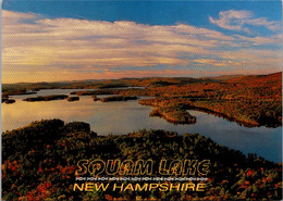 New Hampshire Holderness Squam Lake From Top Of Rattlesnake Mountain - White Mountains