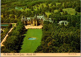 Noth Carolina Asheville Biltmore House And Gardens Aerial View - Asheville