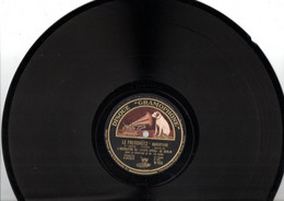 DISQUE LA VOIX DE SON MAÎTRE. 78Tours. WEBER. " LE FREISCHUTZ OUVERTURE ". 1 & 2 PARTIE. LEO BRECH - Ref. N°25 D78 - - 78 Rpm - Gramophone Records