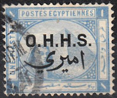 EGYPT   SCOTT NO 06   USED   YEAR  1907 - Oficiales