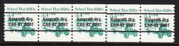 USA — SCOTT 2123a — SCHOOL BUS PC #1 PS5 — LINE GAP — MNH — SCARCE - Roulettes (Numéros De Planches)
