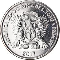 Monnaie, SAINT THOMAS & PRINCE ISLAND, Dobra, 2017, SPL, Nickel Plated Steel - São Tomé Und Príncipe