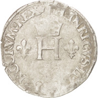 Monnaie, France, Demi Gros De Nesle, 1551, Paris, TB+, Argent, Sombart:4458 - 1547-1559 Enrique II