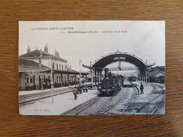 CPA  D25 Montbéliard Gare - Montbéliard