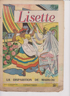 Lisette - Journal Des Fillettes  - 1953 -  N° 47 - 22/11/1953 - Lisette