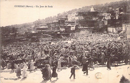 MAROC - OUEZZAN - Un Jour De Soouk - Marché - Commerce - Carte Postale Ancienne - Autres & Non Classés