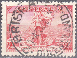 AUSTRALIA   SCOTT NO 157 USED  YEAR  1936 - Usati