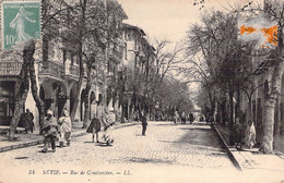 ALGERIE - SETIF - Rue De Constantine - LL - Carte Postale Ancienne - Sétif