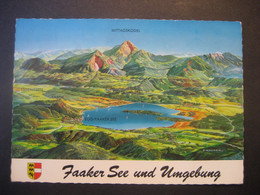 Österreich- Ansichtskarte Faaker See Und Umgebung, Verlag: Steinmann - Faakersee-Orte
