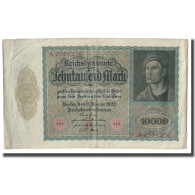 Billet, Allemagne, 10,000 Mark, 1922, 1922-01-19, KM:72, TTB - 10.000 Mark