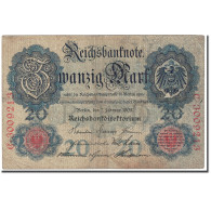 Billet, Allemagne, 20 Mark, 1908, 1908-02-07, KM:31, TB - 20 Mark