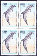 Cuba 1984 MNH Blk, Atlantic Spotted Dolphin, Sea (Marine) Mammals, Sea Life - Dauphins