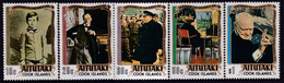 Aitutaki 1974 Winston Churchill Sc 110-14 Mint Never Hinged - Aitutaki