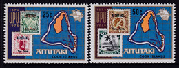 Aitutaki 1974 UPU Sc 102-03 Mint Hinged - Aitutaki