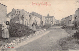 FRANCE - 88 - La Grande Rue De BAZIEN - Guerre 1914 1915 - Carte Postale Ancienne - Autres & Non Classés