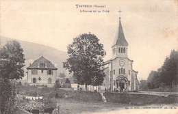 FRANCE - 88 - TRAVEXIN - L'église Et La Cure - Carte Postale Ancienne - Autres & Non Classés