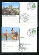 "BUNDESREPUBLIK DEUTSCHLAND" 2 Bildpostkarten Je Bild Und Stempel "ST. PETER-ORDING" (2/512) - Geïllustreerde Postkaarten - Gebruikt