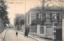 CPA 94 ABLON / RUE DES NOYERS / Cliché Rare - Ablon Sur Seine