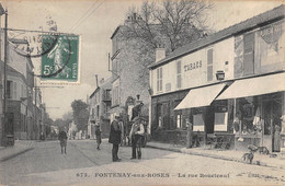 CPA 92 FONTENAY AUX ROSES / LA RUE BOUCICAUT / TABACS - Fontenay Aux Roses