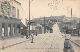 CPA 94 GENTILLY / RUE DES ECOLES / CAFE / BILLARD - Gentilly