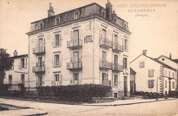 FRANCE - 88 - GERARDMER - Hôtel D'Alsace Lorraine - Carte Postale Ancienne - Gerardmer