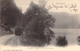 FRANCE - 88 - GERARDMER - TRAMWAY Au Bord Du Lac De Longemer - Carte Postale Ancienne - Gerardmer