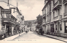 FRANCE - 88 - GERARDMER - Rue De La Gare Et La Poste - Carte Postale Ancienne - Gerardmer