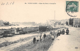 CPA 94 VITRY PORT / QUAI DU PORT A LANGLAIS / ENFANTS - Vitry Sur Seine