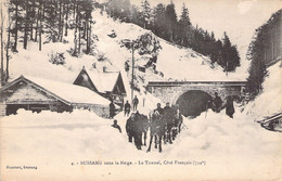 FRANCE - 88 - BUSSANG - Sous La Neige - Le Tunnel Côté Français - Carte Postale Ancienne - Bussang