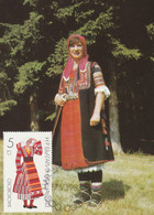 Bulgarie - Carte Maximum - 1983 - Costume - Folklore - Storia Postale