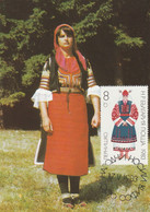 Bulgarie - Carte Maximum - 1983 - Costume - Folklore - Lettres & Documents