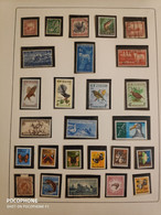 1957-1965-1966-1958-1956-1959-1970	New Zeland	Birds Butterfly  (AL8) - Used Stamps