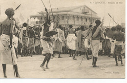 DJIBOUTI - SOMALIS EN FETE - CLICHE BROUILLET Ref #8 - 1930s - Afrique