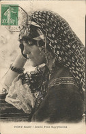 (EGYPT) - PORT SAID - JEUNE FILLE EGYPTIENNE - FRENCH SEA POST 1923 - Afrique